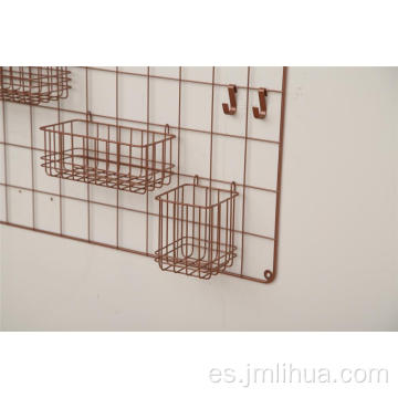 cesta de alambre colgante para pared